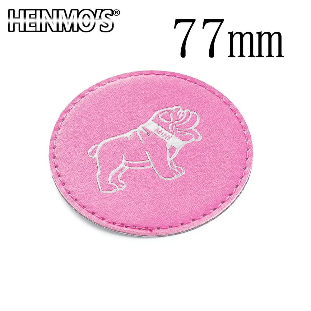 Pink(bulldog7.7cm) Интерьер автомобиля украшение Средства для укладки волос бульдог чашки бутылка-держатель с защитой от пыли площадку каботажное судно коврик универсальный автомобиль подставка Стикеры - Название цвета: Pink(bulldog7.7cm)