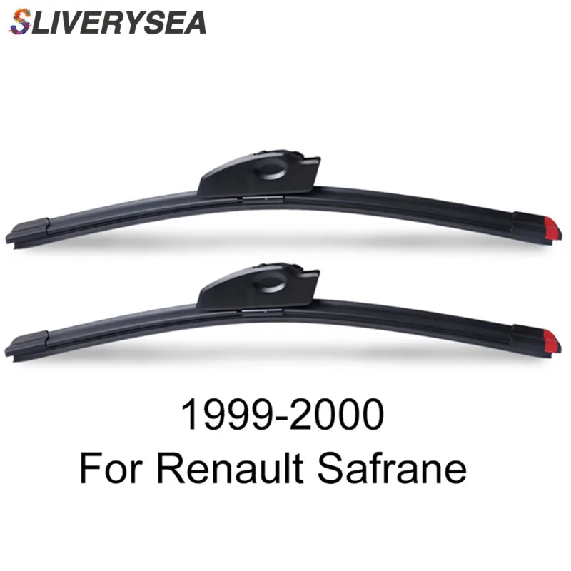 

SLIVERYSEA Replace Wiper Blade for Renault Safrane 1999-2000 Silicone Rubber Windshield Windscreen Wiper Auto Car Accessories