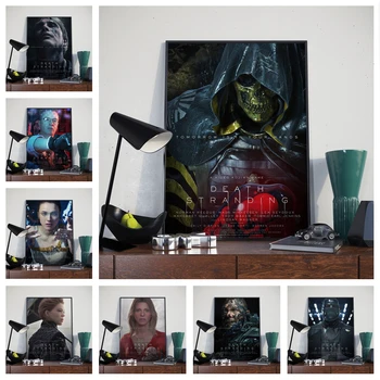 

Death Stranding PS Game Comics quality Wall Art Painting Print On Canvas Internet Cafe Bar Cafe Room Poster Pictures Home Decor
