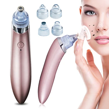

Face Nose Vacuum Blackhead Extractor Pores Cleaning Black Dot Spots Extractor Electric Skin Pore Cleaner Pimple Remover Tool