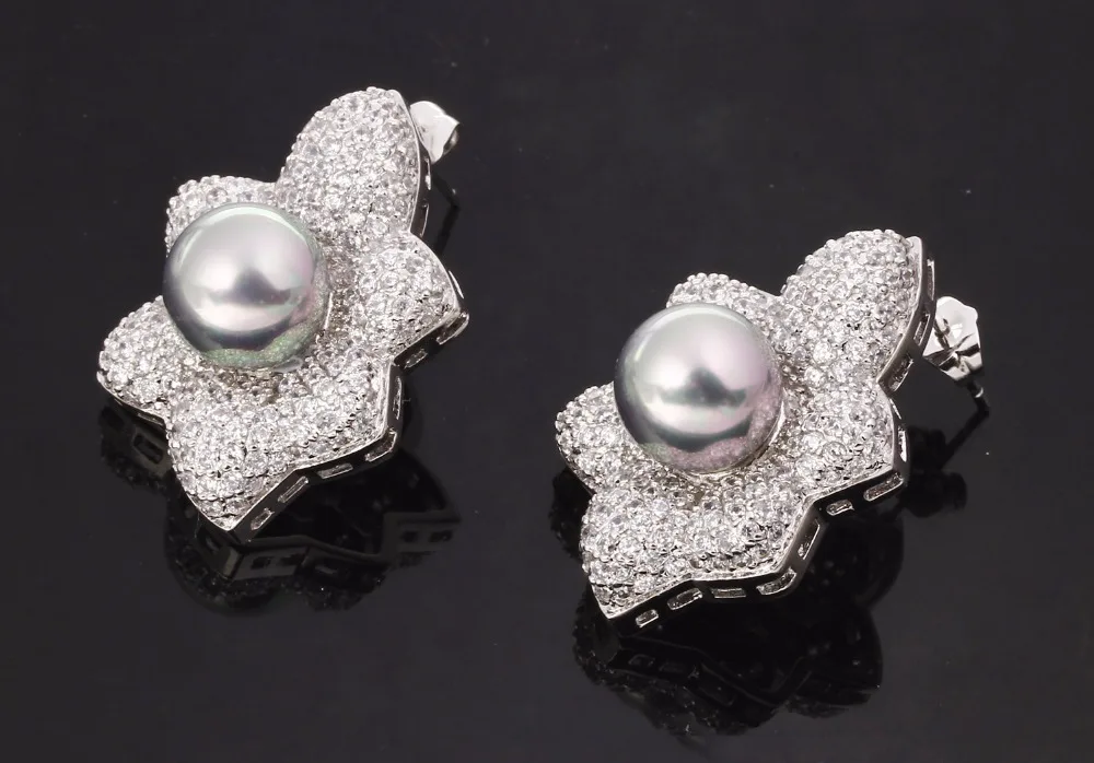 grey pearl earrings (2)