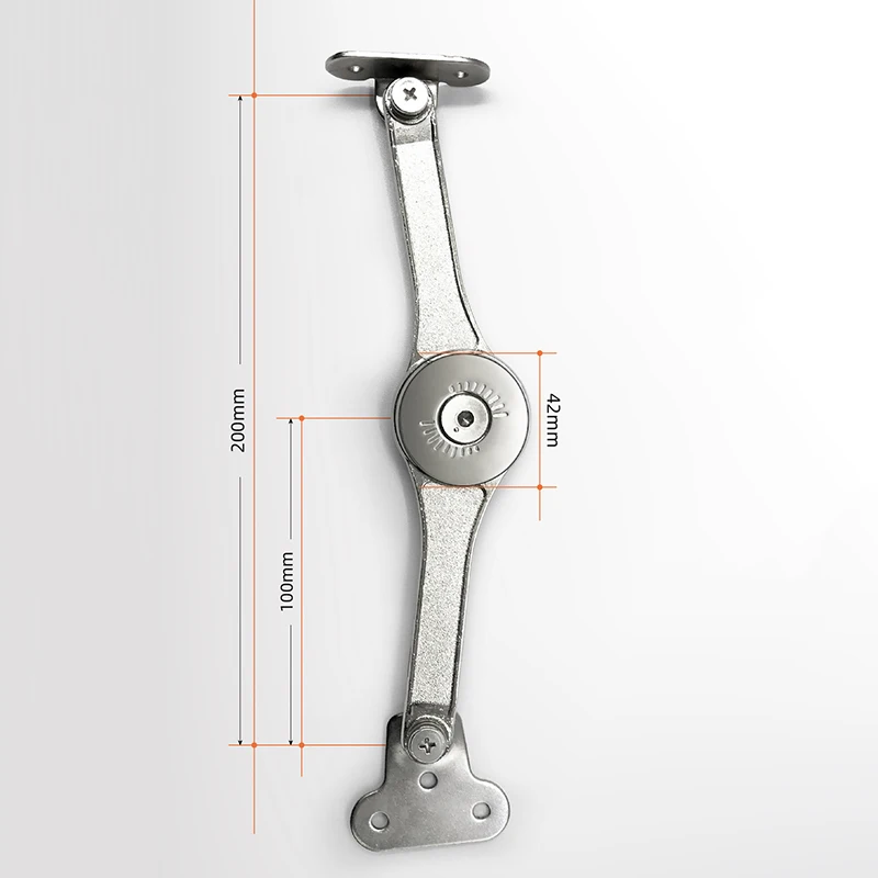 2Pcs Heavy Duty Lid Support Hinges Soft Close Folding Lid Stay Hinge Keep Hinge Open for Cabinet Kitchen Wardrobe Hardware cabinet door hinges furniture hinge cabinet hinges