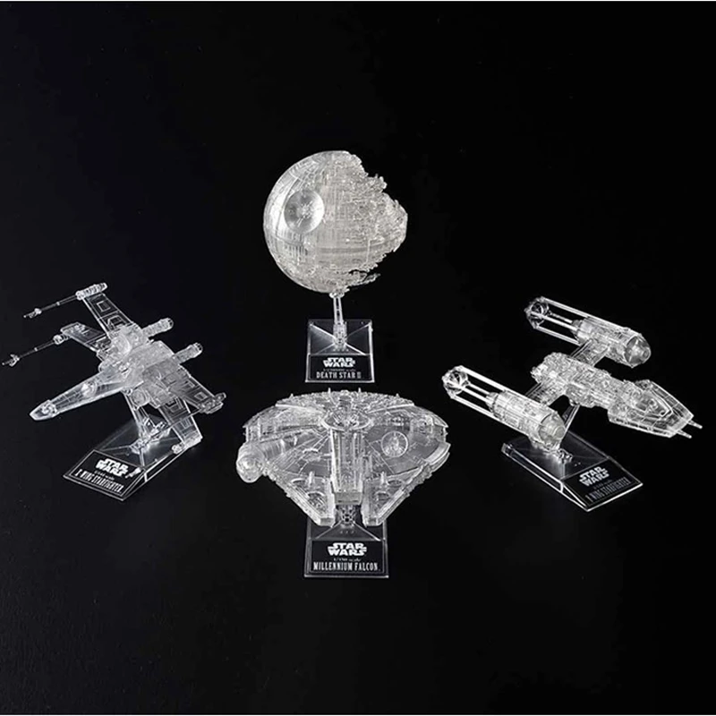 Bandai модель 58212 Звездные войны EP6 Звезда смерти Сокол Прозрачная ПВХ собранная модель