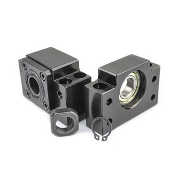 

1SET BK10+BF10 match use Linear guide screw 12 mm SFU1204 RM1204 ballscrew end support cnc part