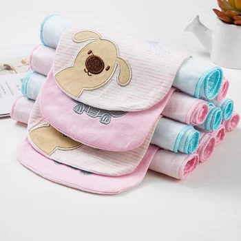 

Six Layers Of Gauze Baby Sweat Towel Compartment Hanjin Cartoon Animal Towel Super Soft Pad Sling