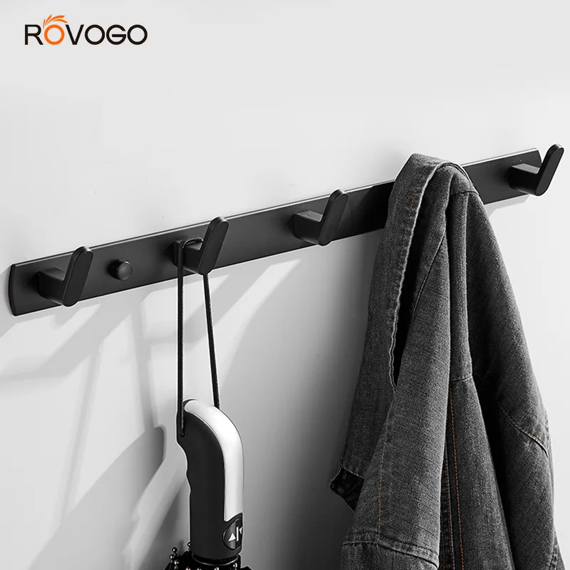 Вешалка для пальто ROVOGO с 3/4/5/6 крючками настенное крепление металлическая вешалка