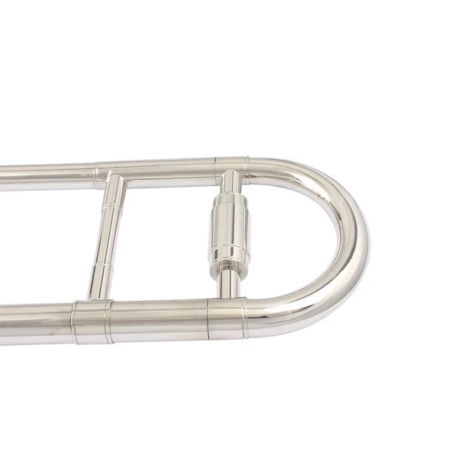 Trombone Bb Professionale In Ottone - Strumento A Fiato Con Bocchino, Oro, Per Studenti E Principianti - Foto 12