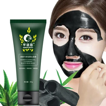 

Bamboo Charcoal Deep Cleansing Whitening Mask Remove Blackheads Mask Oil-control Shrinking Pores Cleaning Black Head Mask
