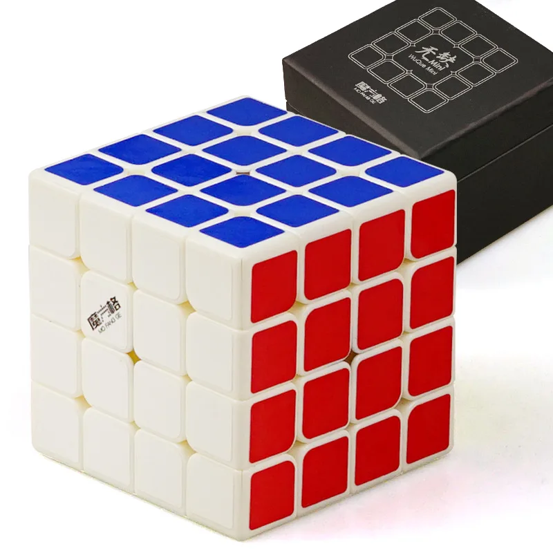 

[XMD No Vacancy Mini Four-Order] Magic Cube Mini 4-Order Magic Cube Profession Game Rubik's Cube Educational Toy