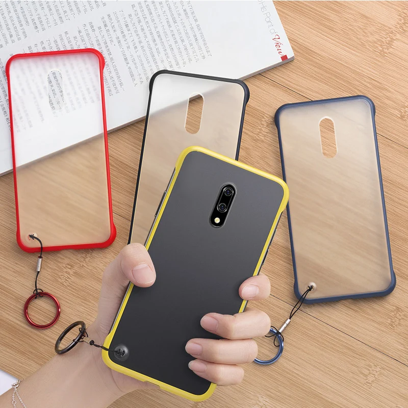 Frameless Transparent Matte Hard Phone Case For Oneplus 7 Pro Case For One Plus 7 Pro Back Cover With Ring Lanyard Frameless Transparent Matte Hard Phone Case For Oneplus 7 Pro Case For One Plus 7 Pro Back Cover With Ring Lanyard