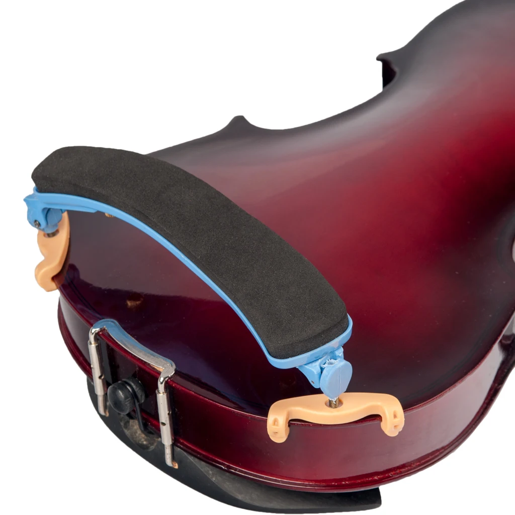 NAOMI 1/2 1/4 Adjustable Violin Shoulder Rest Height Adjustable Feet High Strength Sponge Comfortable Foam Pad For Kids Adults