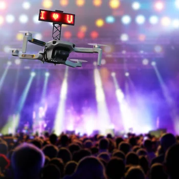 

LED Billboard Displayer SOS for DJI Mavic Mini Mavic 2 Pro Zoom Led Screen Board Bracket Graphic Advertising Drone Accessories