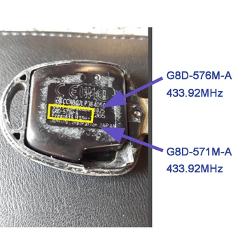 Keyforkess 433MHz ID46 aggiornato Flip 2 pulsanti telecomando portachiavi per Mitsubishi Pajero, Lancer e Outlander sinistra/MIT11R lama destra - KEYECU 433MHz ID46 aggiornato Flip 2 pulsanti telecomando portachiavi per Mitsubishi Pajero Lancer e Outlander