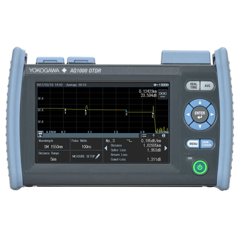 

Yokogawa last-mile OTDR AQ1000 with 32/30dB 1310/1550nm with iOLM function