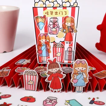 

20sets/lot Kawaii Stationery Stickers Little Chef cute cartoon Diary Decorative Mobile Stickers Scrapbooking DIY Craft Stickers