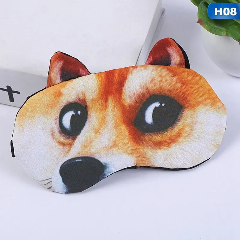 3D маски для собак, кошек, глаз, 1 шт., милые дорожные тени для век, маски для сна, очки для глаз