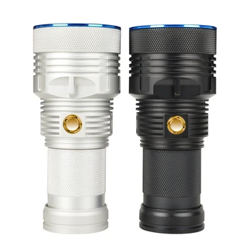 

Haikelite MT09R 3x XHP70.2 25000LM Mode Set Super Long Range Momentary Searching 70 High Power Flashlight - White Blue 6500K