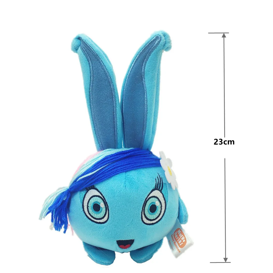 toy dolls New 5pcs/set 20cm Cute Animal Rabbit Plush Toys Lovely Rainbow Sunny Bunnies stuffed Plush Dolls for girls boys ariel doll