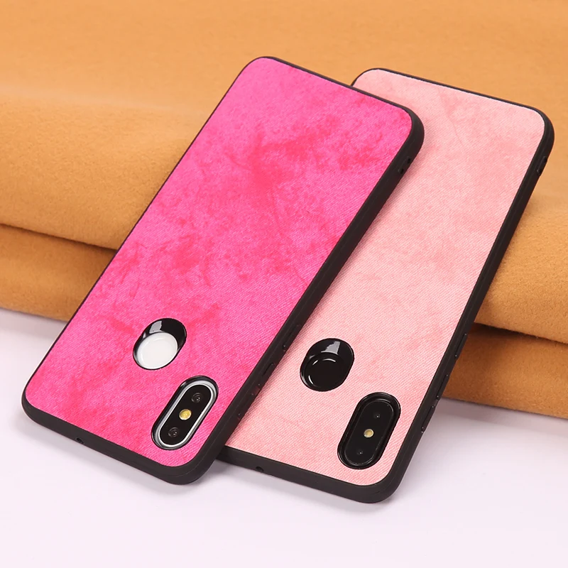 

Fabric Phone Case For Xiaomi Mi 9 SE 9T 8 A1 A2 Lite A3 F1 Mix 2S Max 3 Denim Canvas Cloth TPU Cover For Redmi Note 7 5 6 Pro 6A