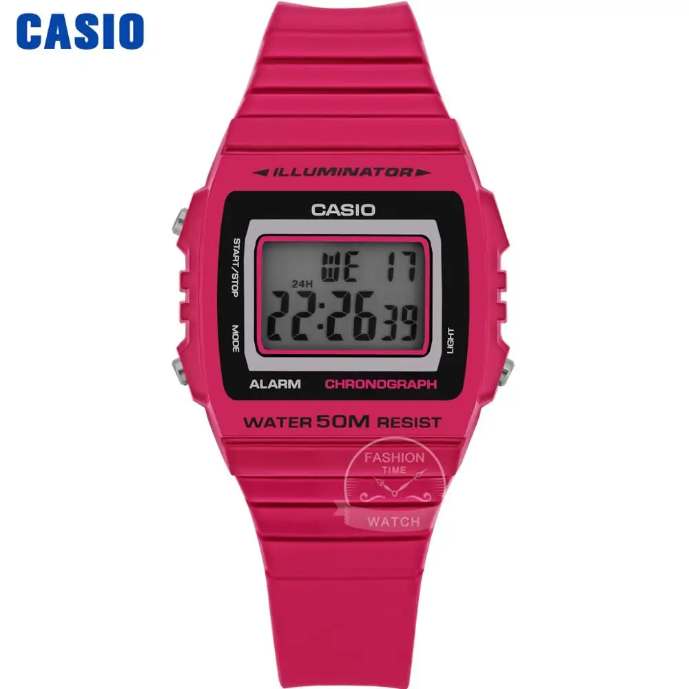 W215H4A Casio часы золотые часы мужчины лучший бренд класса люкс LED цифровые водонепроницаемые кварцевые мужские часы спортивные военные наручные часы relogio masculino reloj hombre erkek kol saati montre homme zegarek meski - Цвет: W215H4A