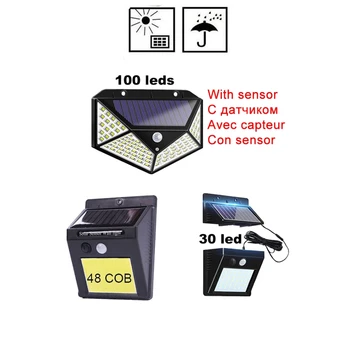 

LED Solar Light Steps Lamp Light-sensitive Wall Lights Security Outdoor Garden Fence lamp pathway Stairs lighting indoor home st