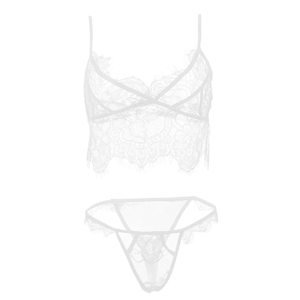 Sexy Lingerie Set for Women Floral Lace Babydoll Bodysuit Sexy Bra and Panty Lingerie Sets Sleepwear Nightwear Size M to 3XL