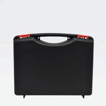 

Plastic Carrying Hard Case Portable Tool Packing Case 275x230x82mm Empty Protective Hard Case for Hardware Tools, Black