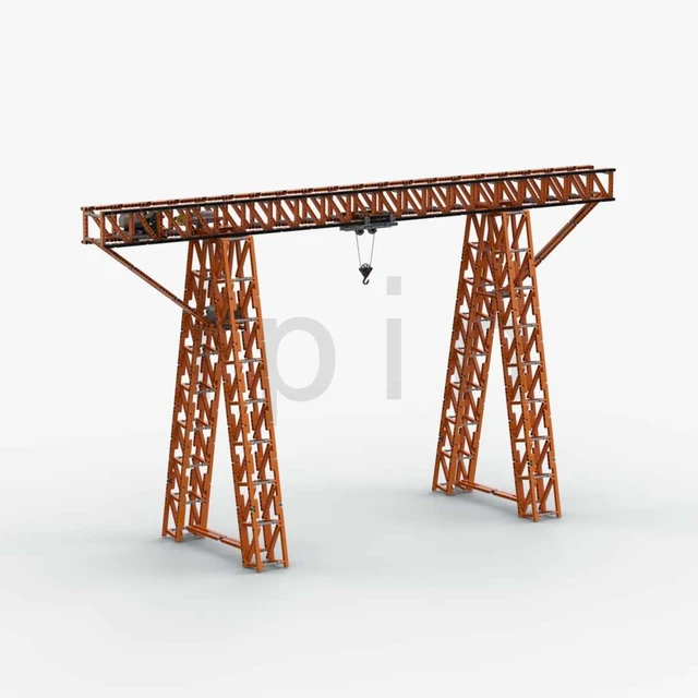 Giant gantry crane PDF drawing 4 kinds of size of science and technology of high difficulty insert model