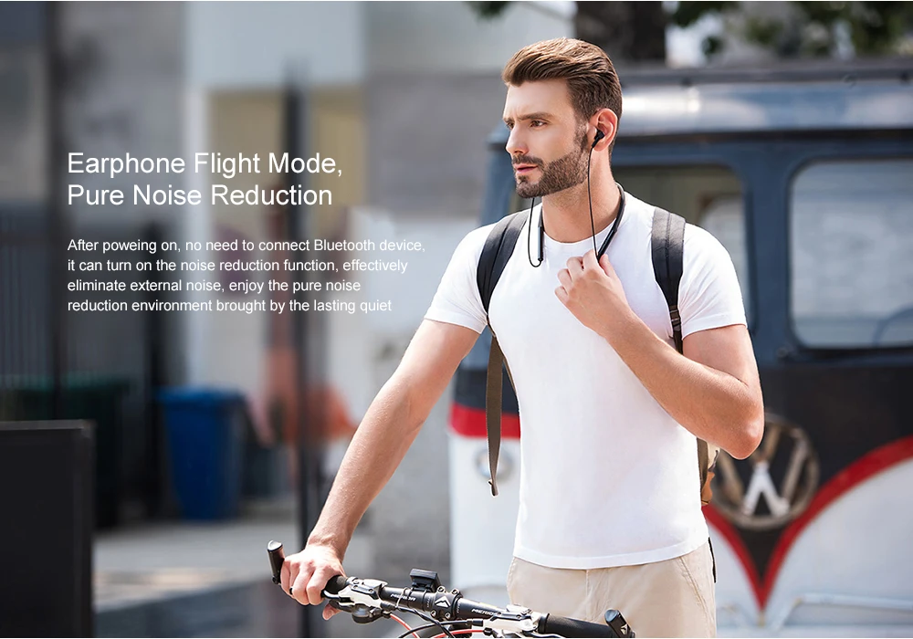 Наушники Xiaomi Bluetooth 5,0, шумоподавление, ожерелье, спортивные наушники с микрофоном и встроенным управлением LYXQEJ03JY