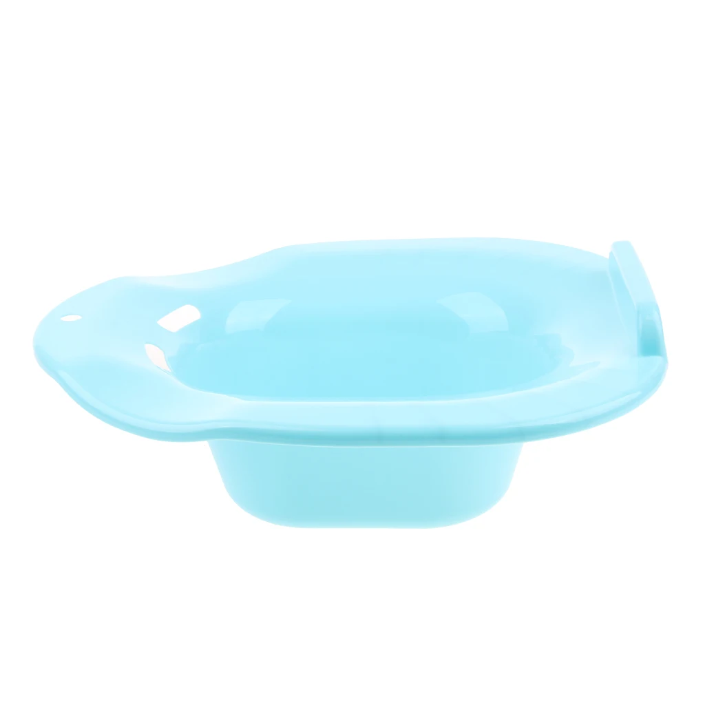 Portable Plastic Bidet Comfortable Hemorrhoids Patient Sitz Bath Toilet Bidet Hip Bath Tub