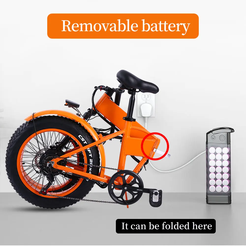 US $799.20 electric bike Fat tire 500W Mountain bike 7Speed 45kmh battery ebike 20 Off road bike 2020 new  electric bicycle