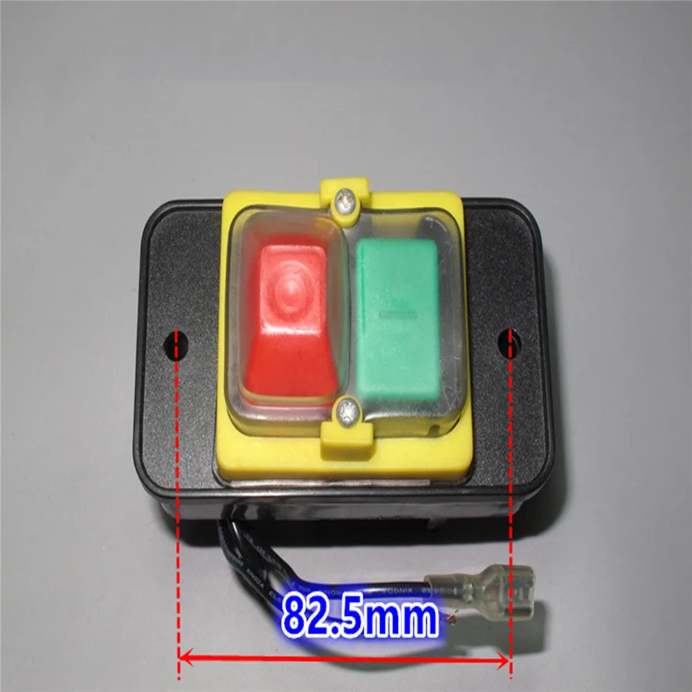 Черный Замена 220V 16A трехфазный магнитный переключатель для JD2 садоводства Электрический кнопочный переключатель - Цвет: Черный