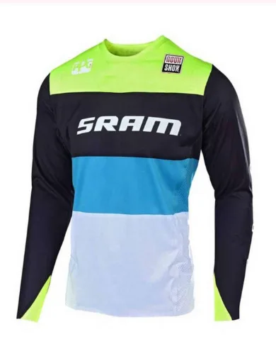 Гоночный мотоцикл для спуска на гору SRAM Джерси Горный велосипед Велоспорт Джерси Crossmax рубашка Ciclismo одежда для мужчин MTB MX футболка