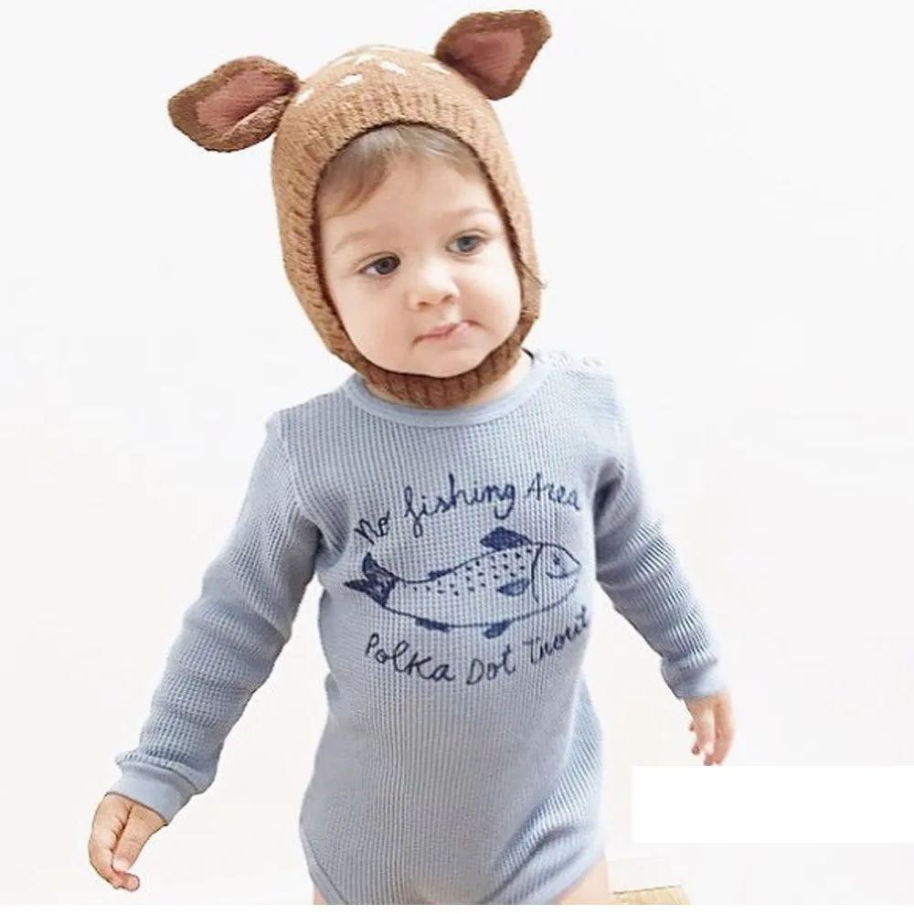 Children Kids Winter Baby Hats New Fashion Autumn And Winter Baby Cap Girl Boy Cap Hats Toddler Kids Hat Czapki Dla Dzieci