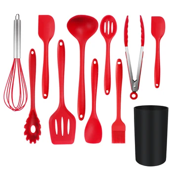 

10/11Pcs Cooking Tools Kitchen Tools Utensilios De Cocina Spatula Cooking Utensils Silicone Kitchen Set Silicone Accessories