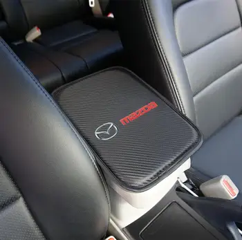 

1PCS Car Armrest Pad Covers Auto Seat Armrests Storage Protection Cushion for Mazda 2 Mazda 3 MS For Mazda 6 CX-5 CX5