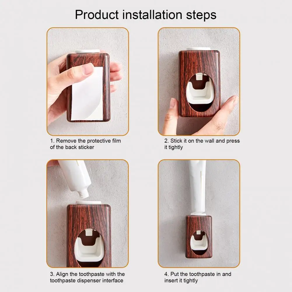 Toothpaste Holder Eco friendly Great Self adhesive Premium Toothpaste