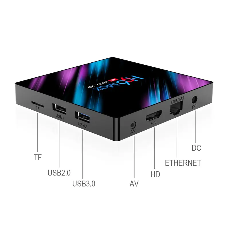 Тв приставка H96 MAX Android 9 0 Rockchip RK3318 4 + 64 гб H.265 60 к/с K|ТВ-приставки и медиаплееры| |
