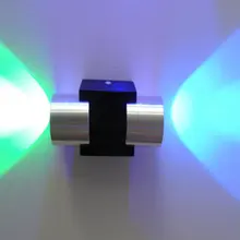 Ce Fcc Gs Rohs настоящий Топ Модный праздничный светильник 10 шт. 2 Вт светодиодный настенный светильник с теплым цветом Ac95-265v входное напряжение