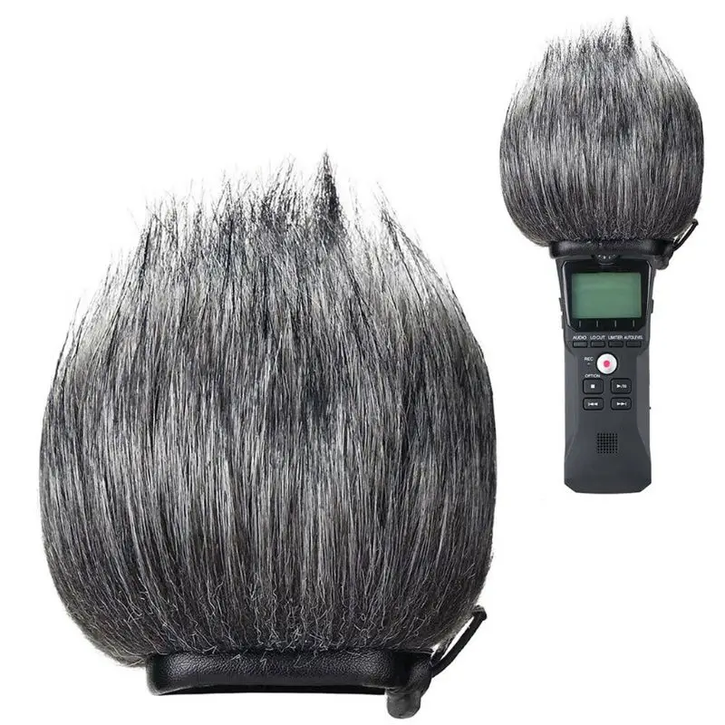 

Microphone Windshield Anti-wind sweater cover Noise Cancellation Outdoor Removable Windproof For Zoom H1