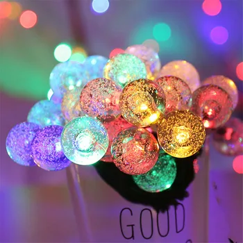 

LED Ball String Light RGB LED Bulb Lighting String Battery Power 20leds Fairy Light Outdoor Indoor Home Wedding Party Xmas Decor