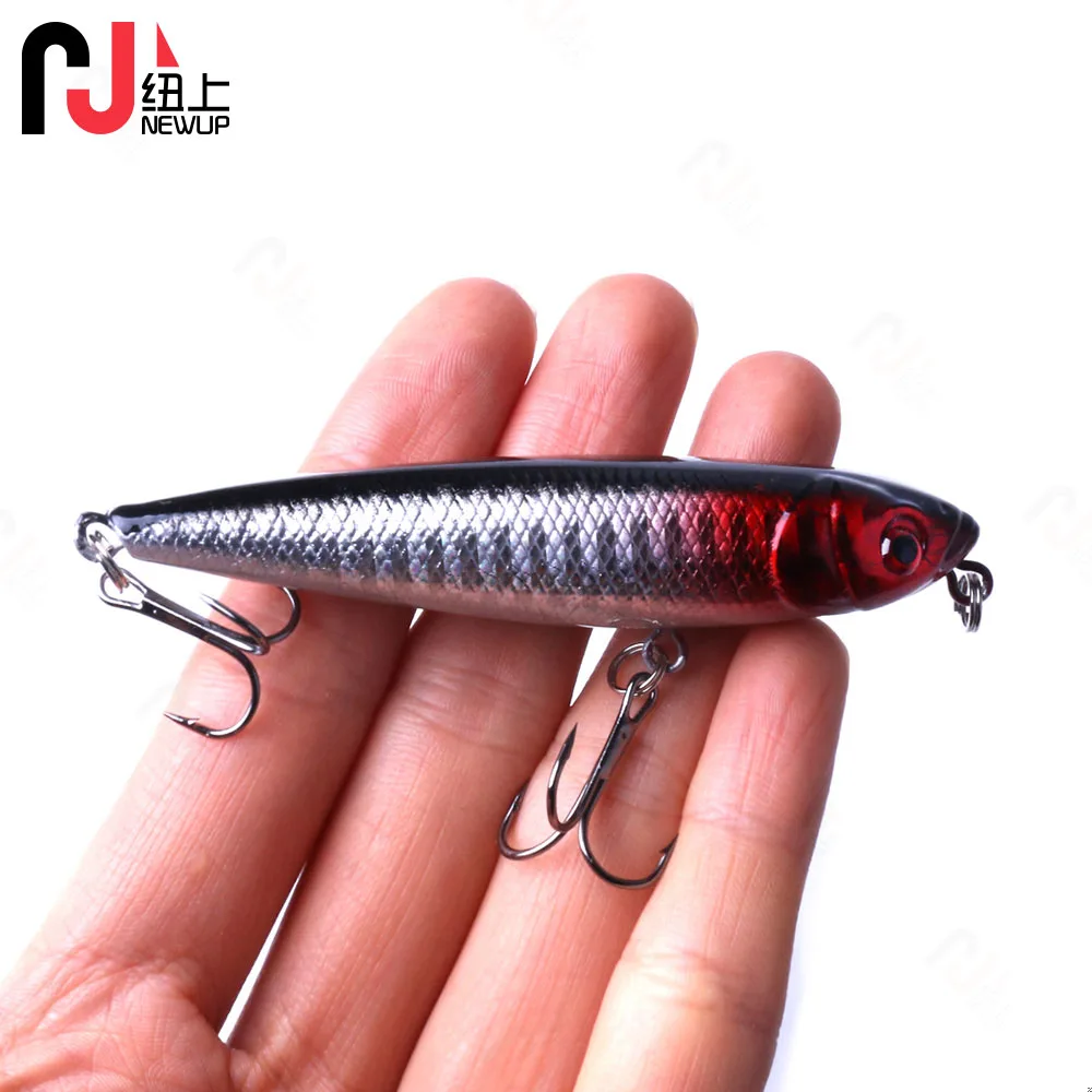 

Pesca Topwater Pencil Fishing Lures 8CM-9.1G-6# Topwater Surfcasting Artificial Bait for Bass Stickbait Fishing Tackle