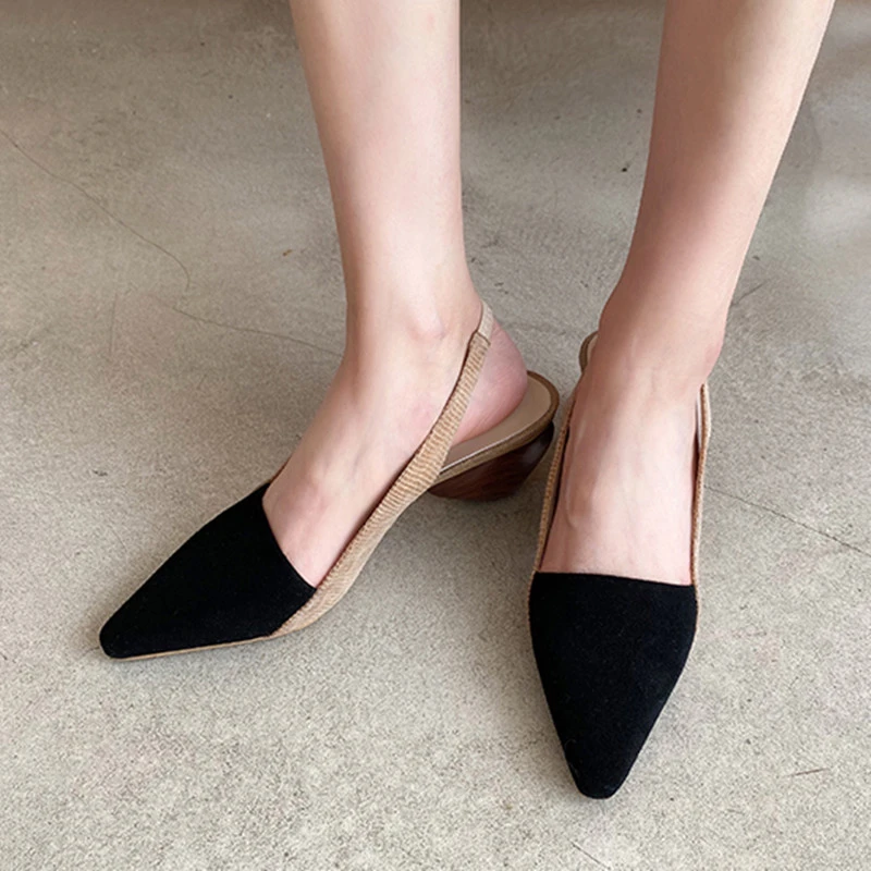 office black slingbacks