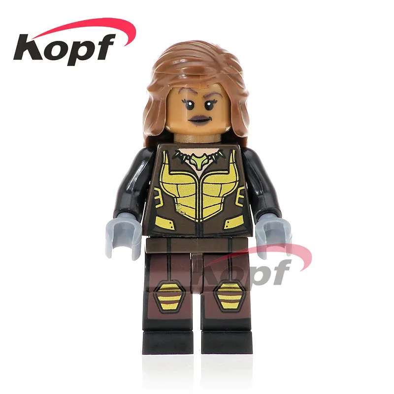 Одиночная Супер Герои Arnim Zola Терминатор пантера Бэтмен клейлицо красная вспышка строительные блоки детские подарочные игрушки PG377 - Цвет: PG347 Without Box