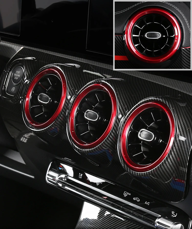 Полоса для выпускного отверстия инструмента Mercedes w177 amg/class a mercedes class clase trims/a180