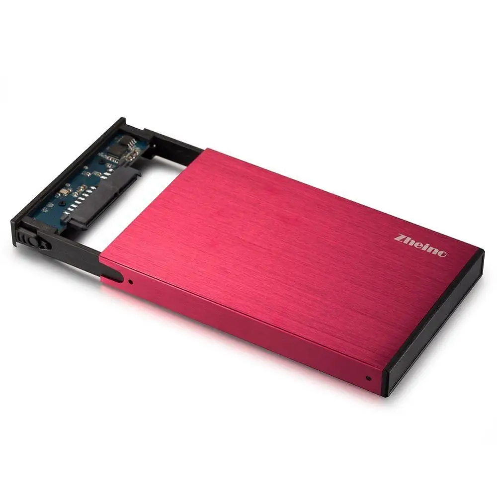Zheino без инструментов 2,5 Алюминиевый USB 3,0 тип A для Micro B HDD/SSD корпус для внешнего жесткого диска для SATA 7 мм 9,5 мм жесткий диск SSD