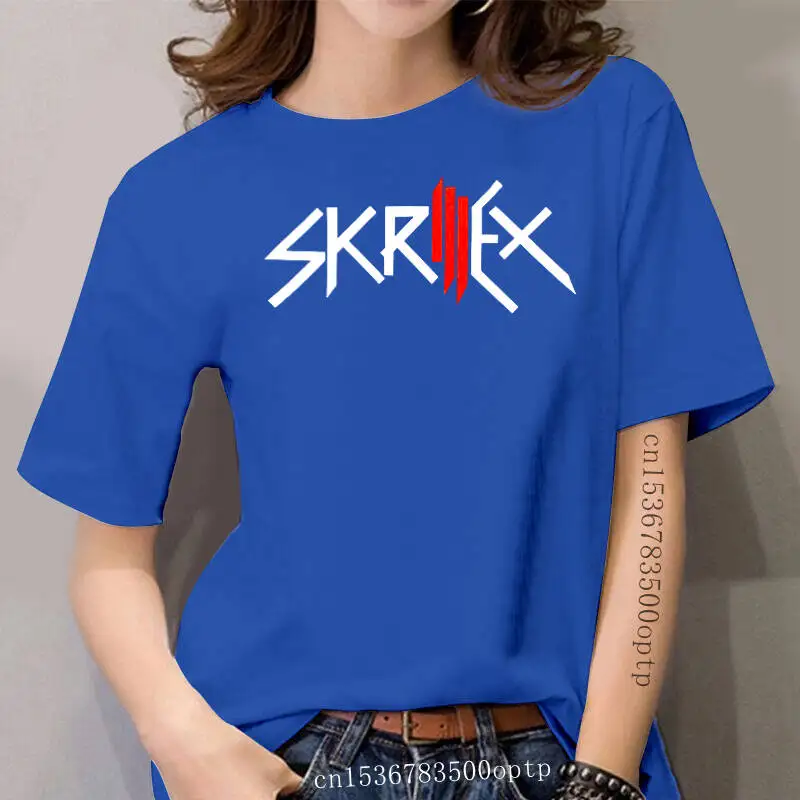 Новая Черная футболка с логотипом SKRILLEX от первого до последней собаки | Женская