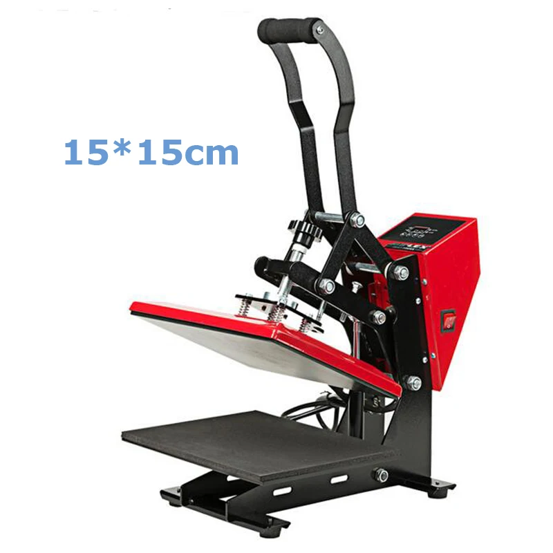 15*15cm Heat Press Machine T-shirt Printing Machine Heat Transfer Sublimation Printer Cloth DIY