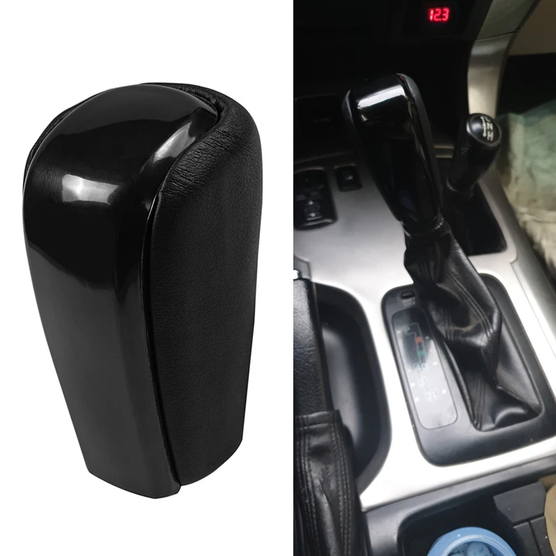 Black Carbon Fiber Gear Shift Knob For Toyota Land Cruiser Prado & Lexus GX460