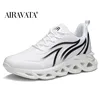 Mens Running Shoes Casual Flat Sneakers Fashion Flame Printed Trainers Hollow Sole Increased Outdoor Sport Shoes ► Photo 2/6